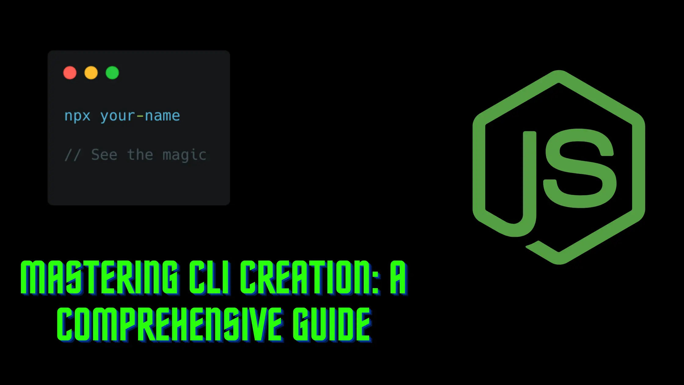 A screenshot of Creating a Node.js CLI and Publishing It